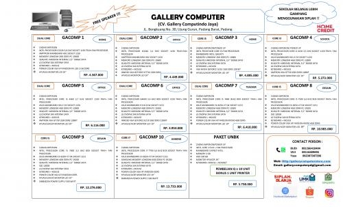Info brosur update harga